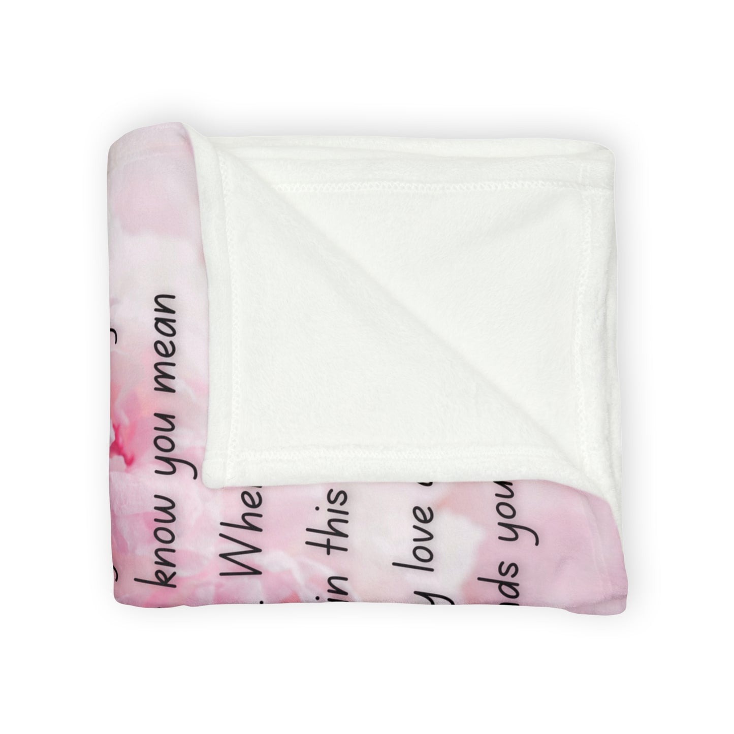 Gift for Mom Blanket, Mother's Day Gift, Throw Blanket, Peonies, Flowers, Gift for Her