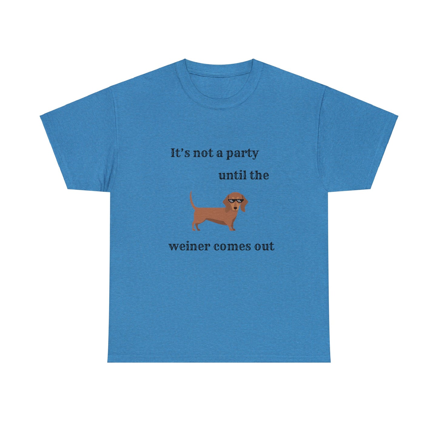 Dachshund Weiner Party Short Sleeve Tee