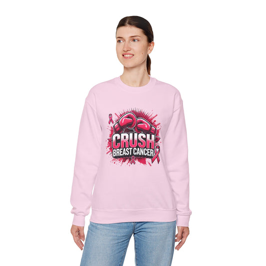 Crush Breast Cancer Awareness Crewneck Sweatshirt