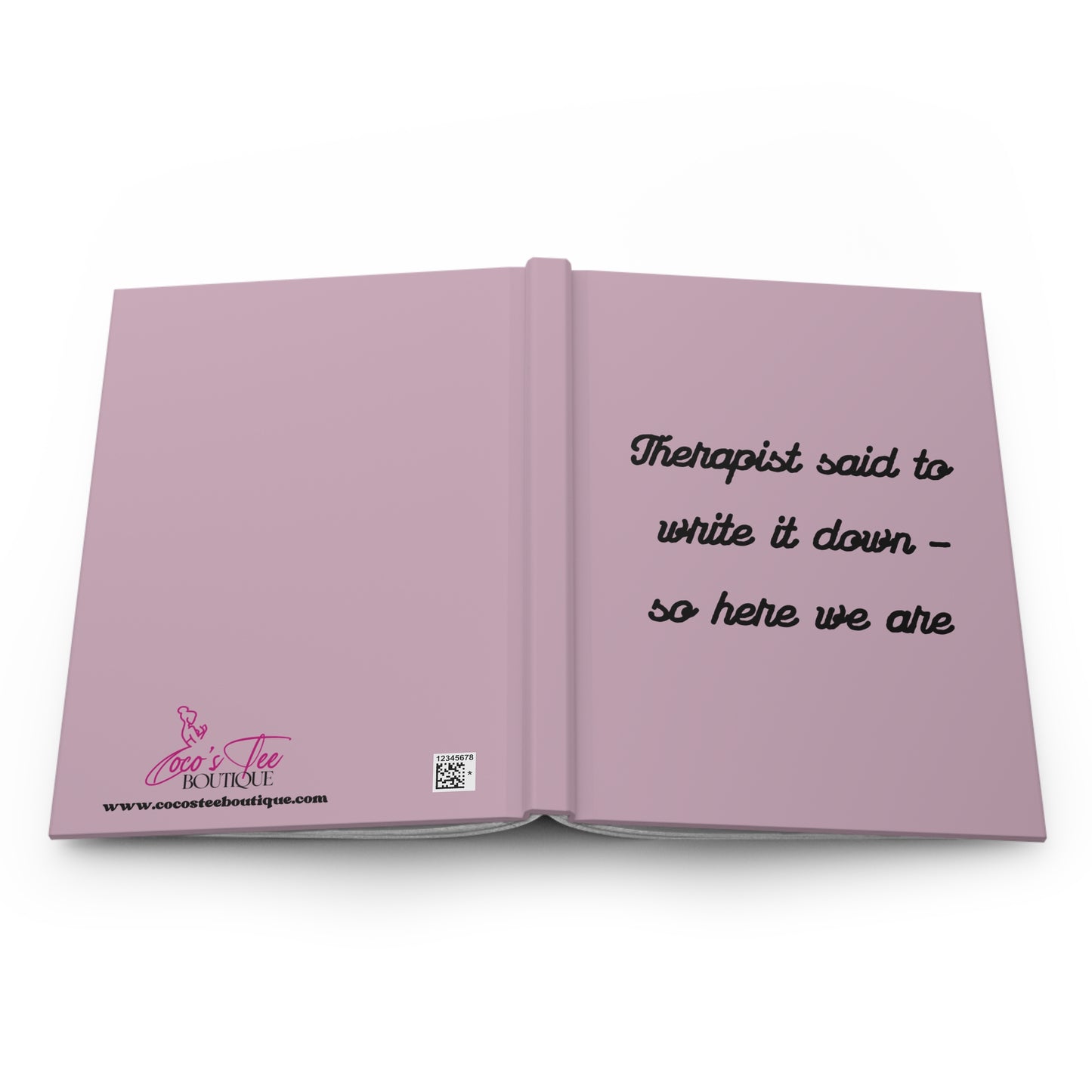 Therapist Told Me To – Mauve Mind Dump Journal