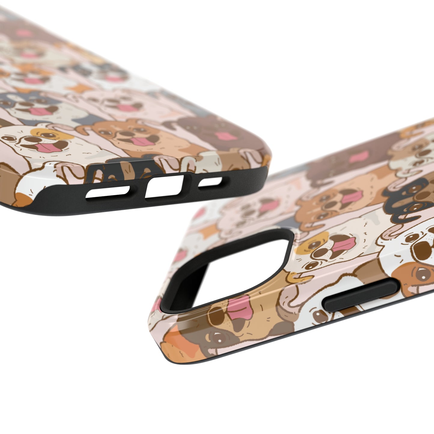 Happy Pug iPhone Case, iPhone 13-15