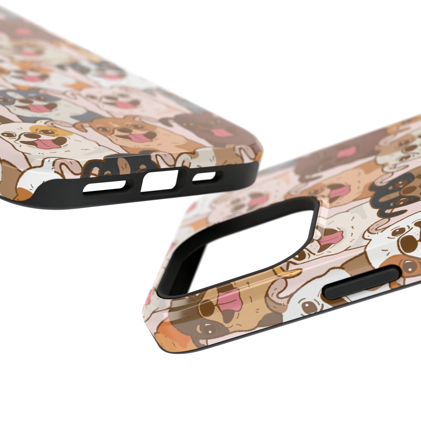 Happy Pug iPhone Case, iPhone 13-15