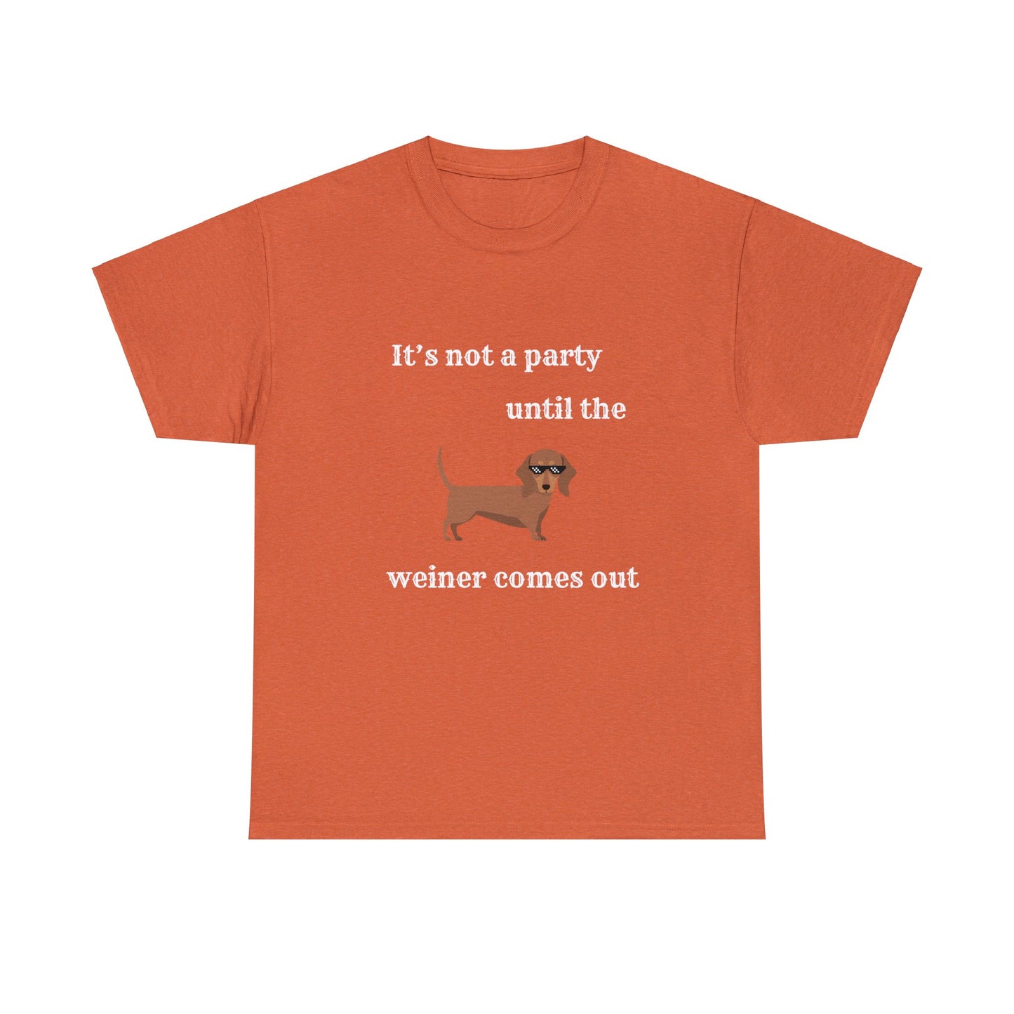 Dachshund Weiner Party Short Sleeve Tee