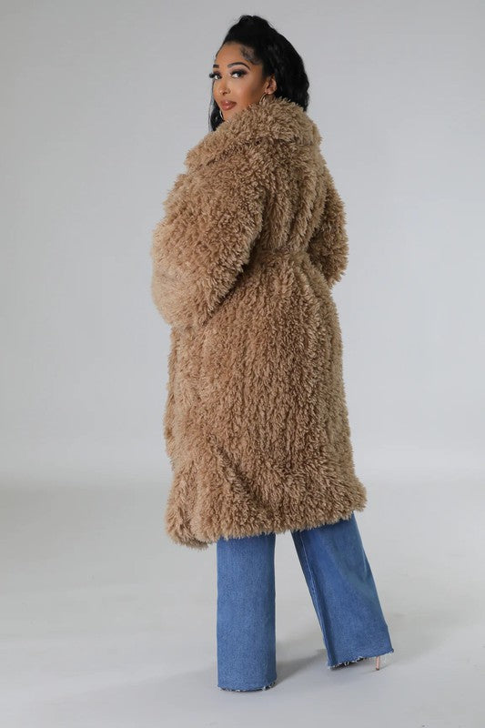 Fluff It Up: Fuzzy Glam Heavy Coat