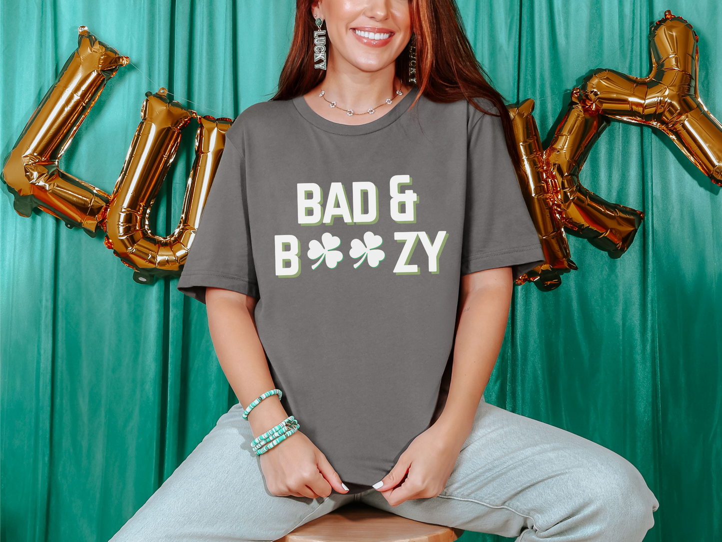Bad & Boozy St. Patrick's Day T-Shirt – Gildan 5000