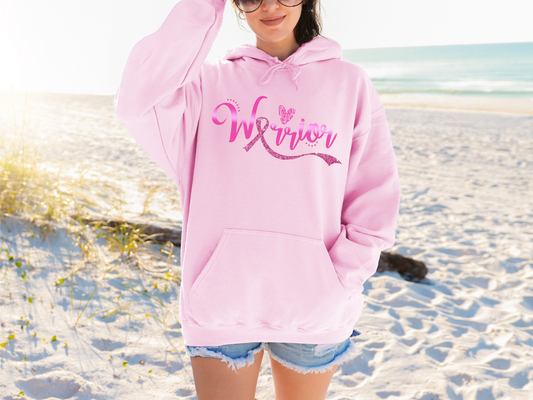 Warrior Breast Cancer Awareness Hoodie