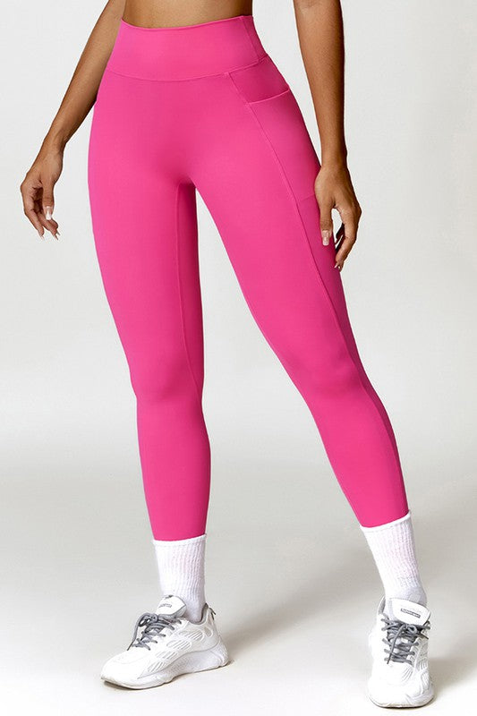 Sculpt & Sweat High-Waisted Quick-Dry Yoga Leggings