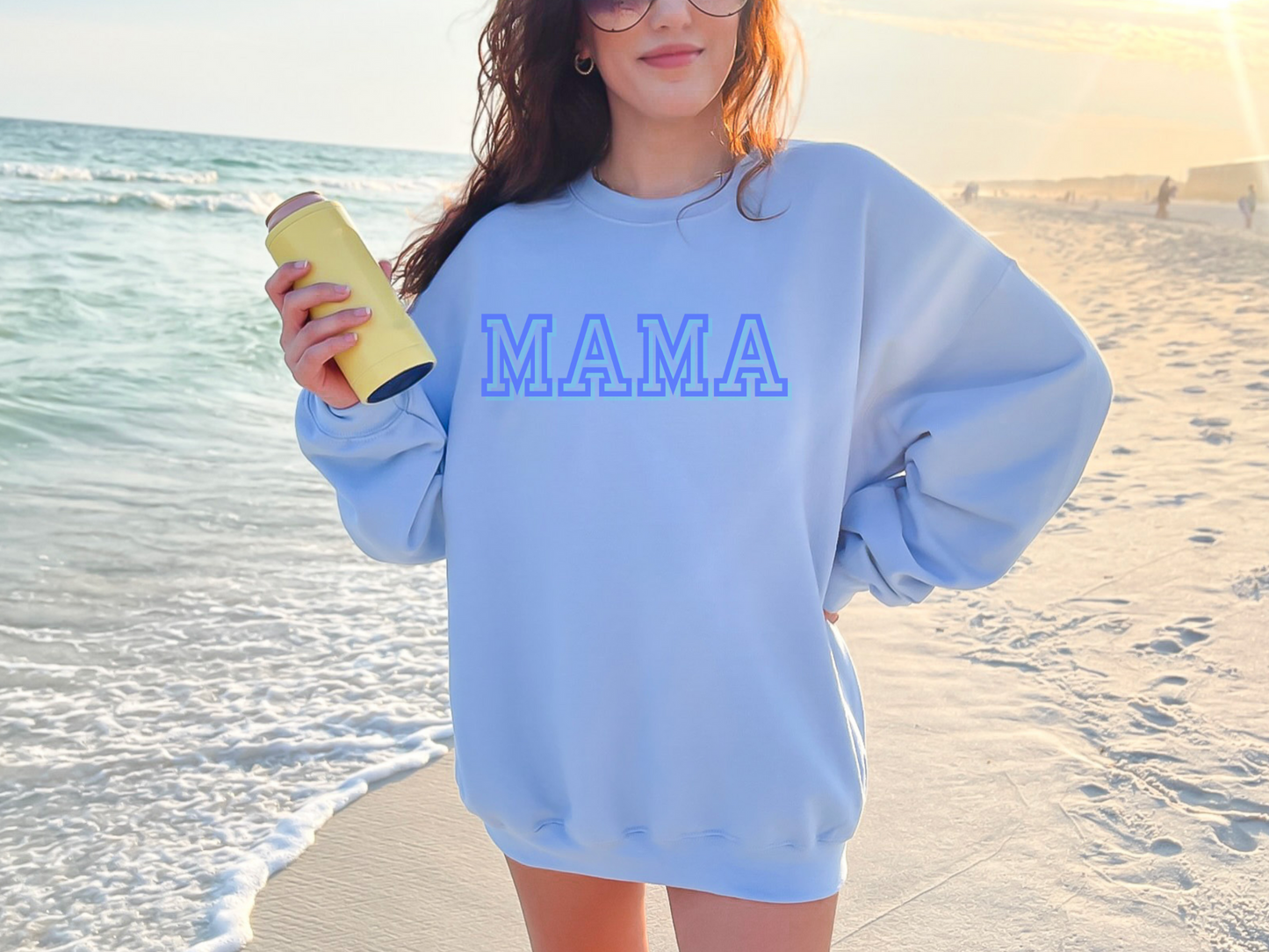 Mama Varsity Crewneck Sweatshirt