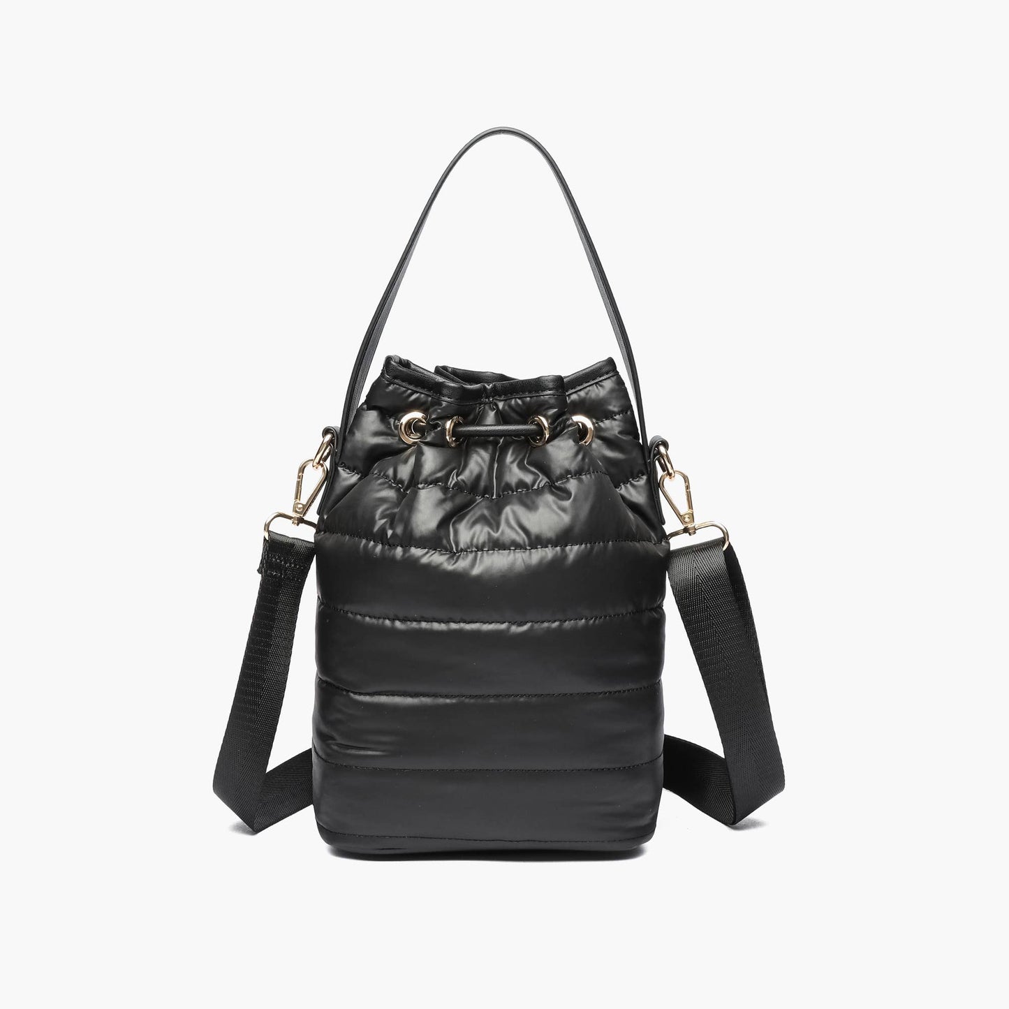Lucky Puffer Mini Gift Bucket Crossbody Bag
