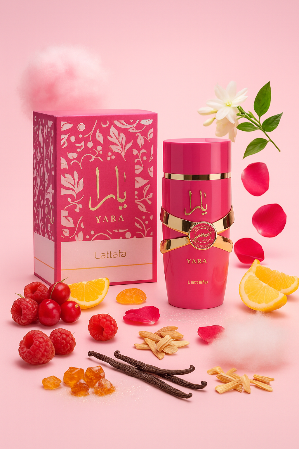 Lattafa Yara Candy EDP For Women Sweet Gourmand Fragrance With Vanilla Musk And Berry Notes