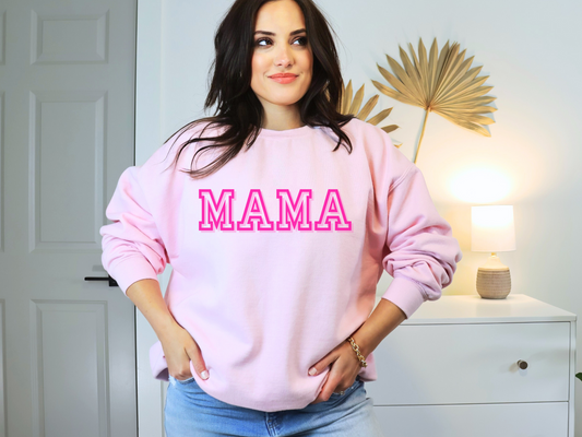 Mama Varsity Crewneck Sweatshirt
