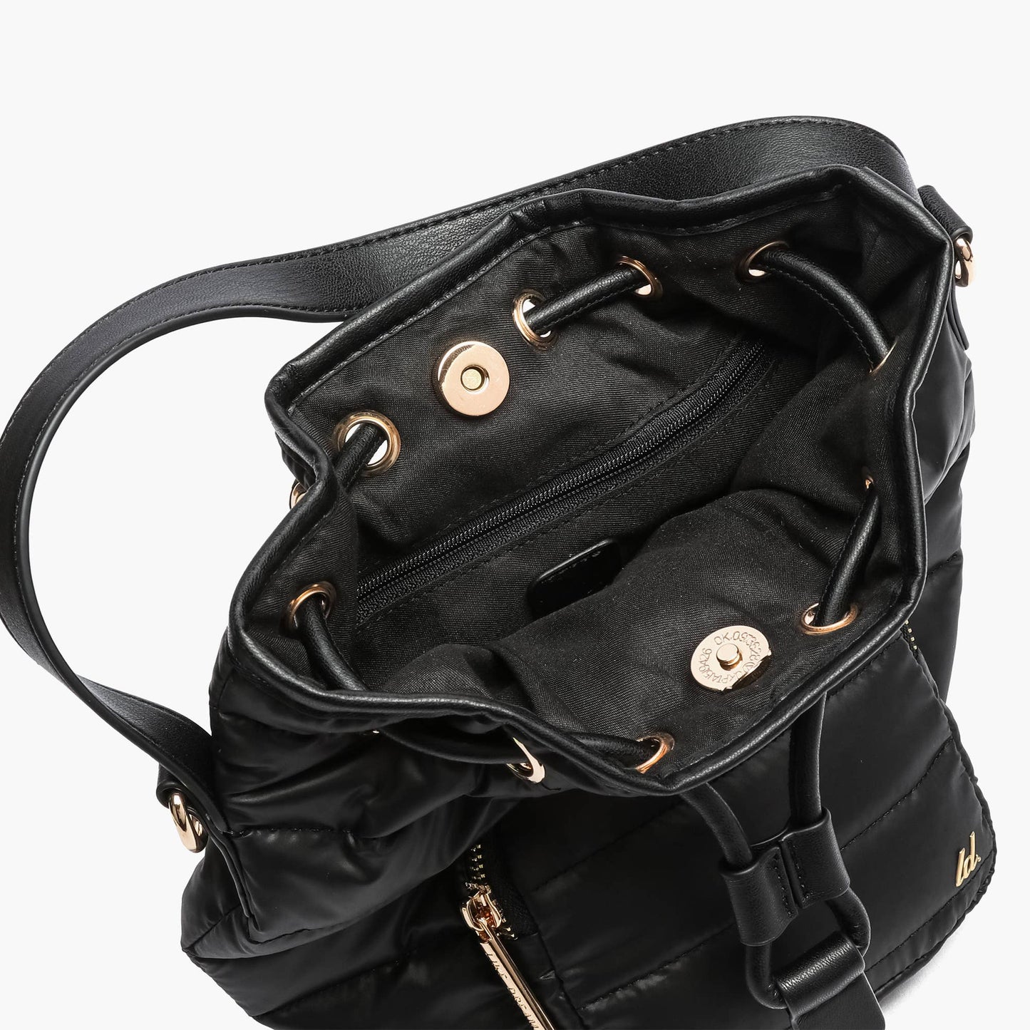 Lucky Puffer Mini Gift Bucket Crossbody Bag
