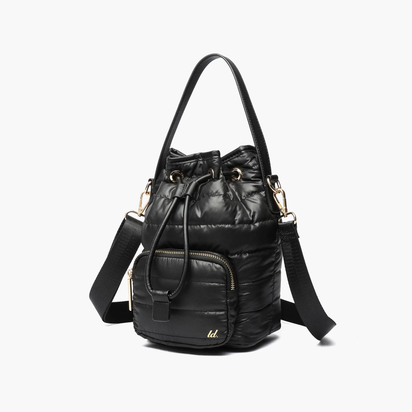Lucky Puffer Mini Gift Bucket Crossbody Bag
