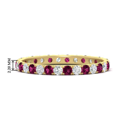 0.75 Ct. Round Eternity Wedding Band