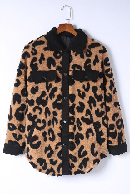 Wild Side Cozy Leopard Jacket