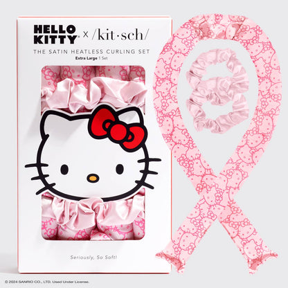 Hello Kitty x Kitsch XL Heatless Curling Combo