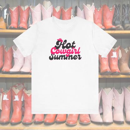 Hot Cowgirl Summer T-Shirt, Rodeo Shirt, Hot Girl Summer, Bachelorette Shirt, Gift for Her, Graphic Tee