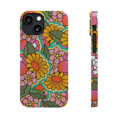 Vintage Petals iPhone Case, iPhone 13-15