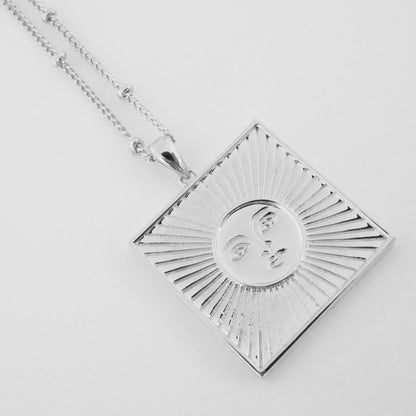 Sun Goddess Coin Necklace