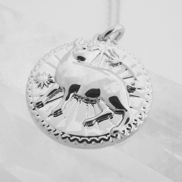 Chinese Zodiac Coin Necklace - Pig