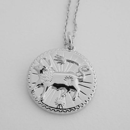 Chinese Zodiac Coin Necklace - Ox