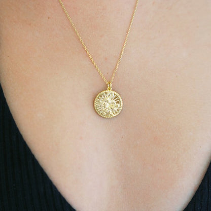 Chinese Zodiac Coin Necklace - Tiger