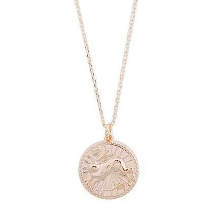 Chinese Zodiac Coin Necklace - Rabbit