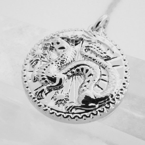 Chinese Zodiac Coin Necklace - Dragon