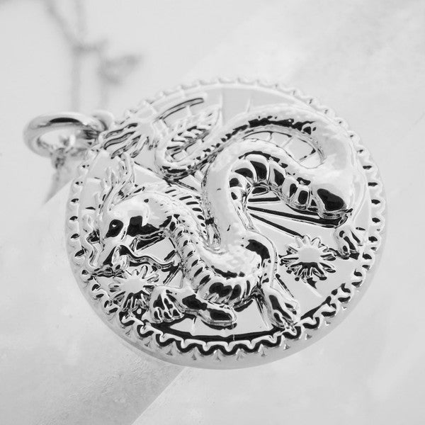 Chinese Zodiac Coin Necklace - Dragon