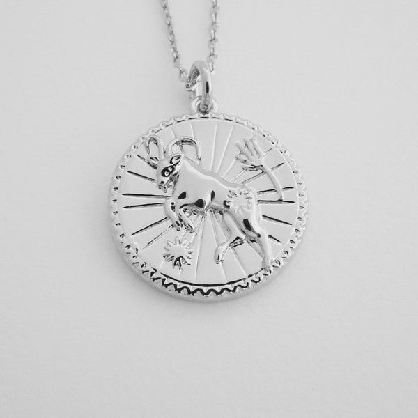 Chinese Zodiac Coin Necklace - Goat