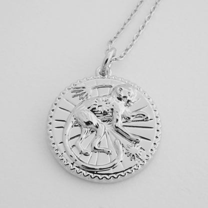 Chinese Zodiac Coin Necklace - Monkey