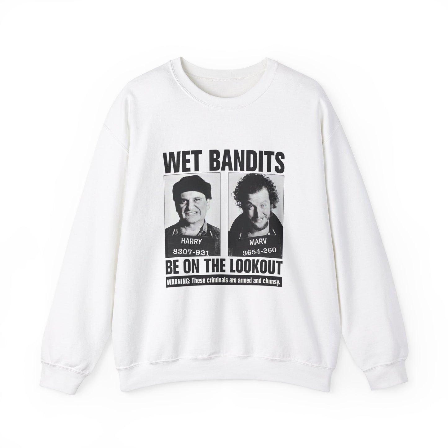 Wet Bandits Holiday Heist: Home Alone Christmas Sweatshirt