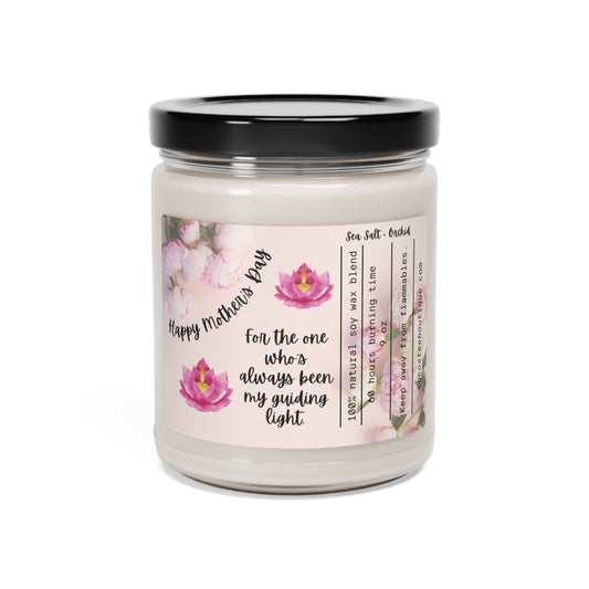 Happy Mothers Day Scented Soy Candle 9oz, Gift for Mom, Mothers Day, Gift from Kids, Gift from Daughter, Gift from Son