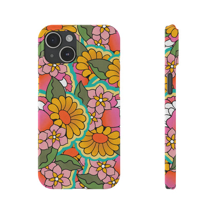 Vintage Petals iPhone Case, iPhone 13-15