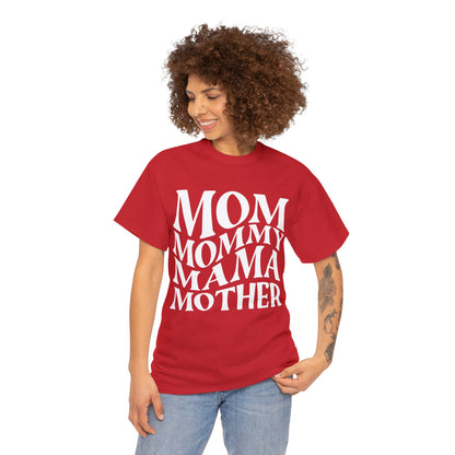 Mom, Mommy, Mama, Mother Short Sleeve Tee