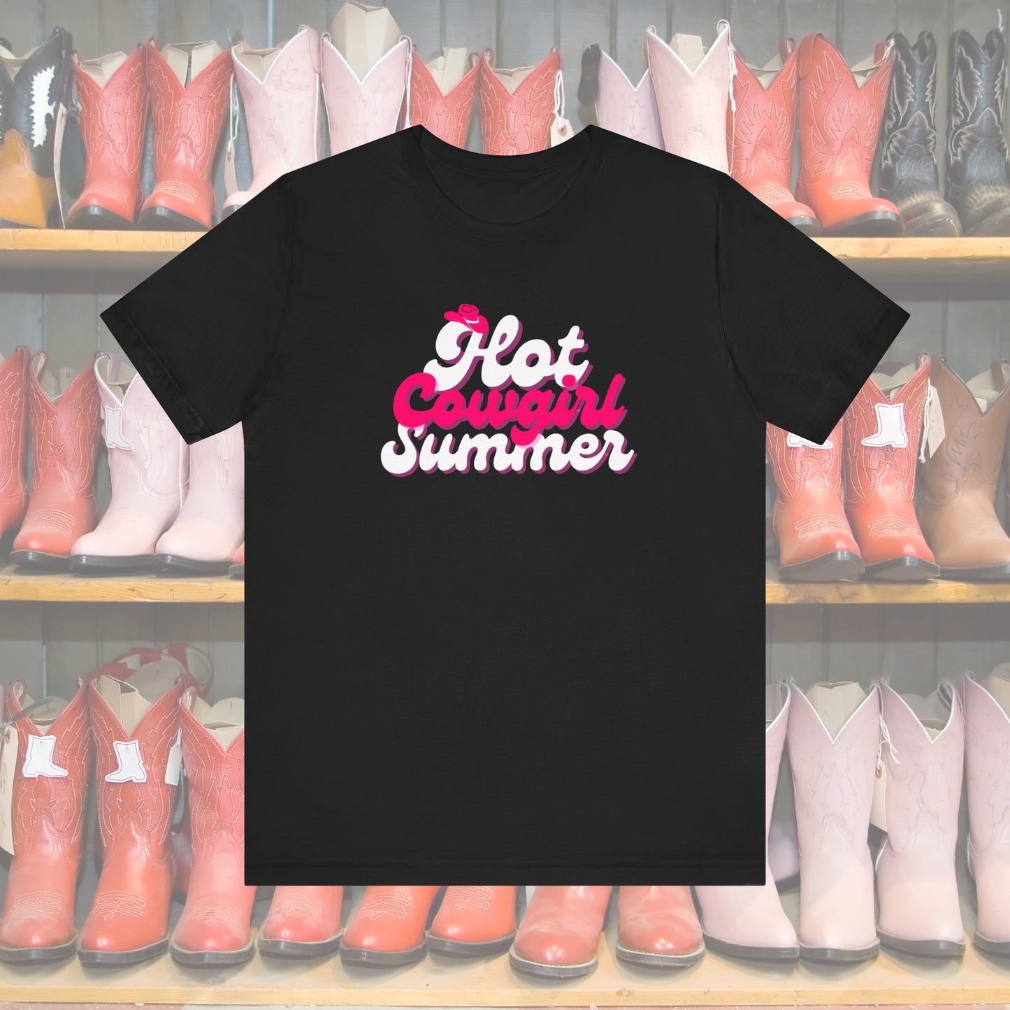 Hot Cowgirl Summer T-Shirt, Rodeo Shirt, Hot Girl Summer, Bachelorette Shirt, Gift for Her, Graphic Tee