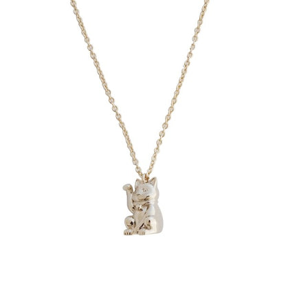 Lucky Cat Charm Necklace