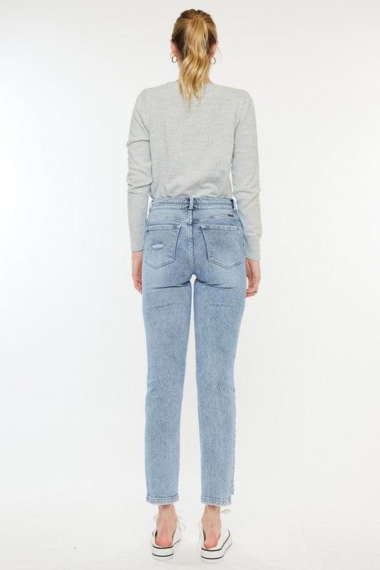 High Rise Slim Straight Jeans KanCan