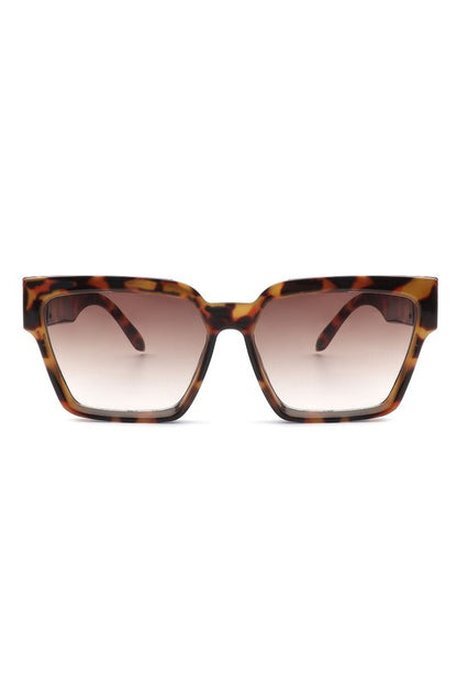 Square Retro Vintage Designer Fashion Sunglasses