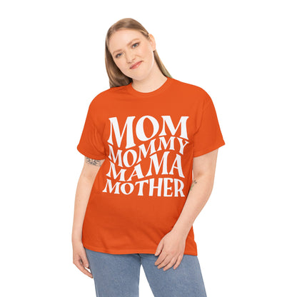 Mom, Mommy, Mama, Mother Short Sleeve Tee