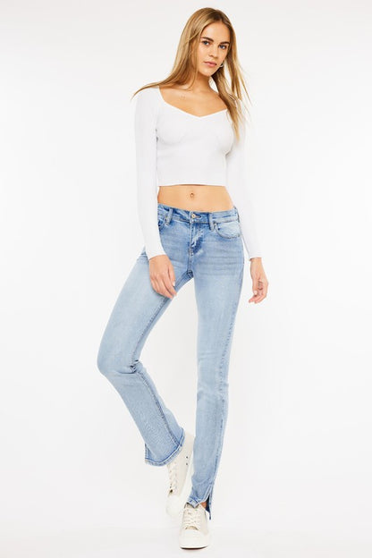 Mid Rise Y2K Bootcut Jeans KanCan