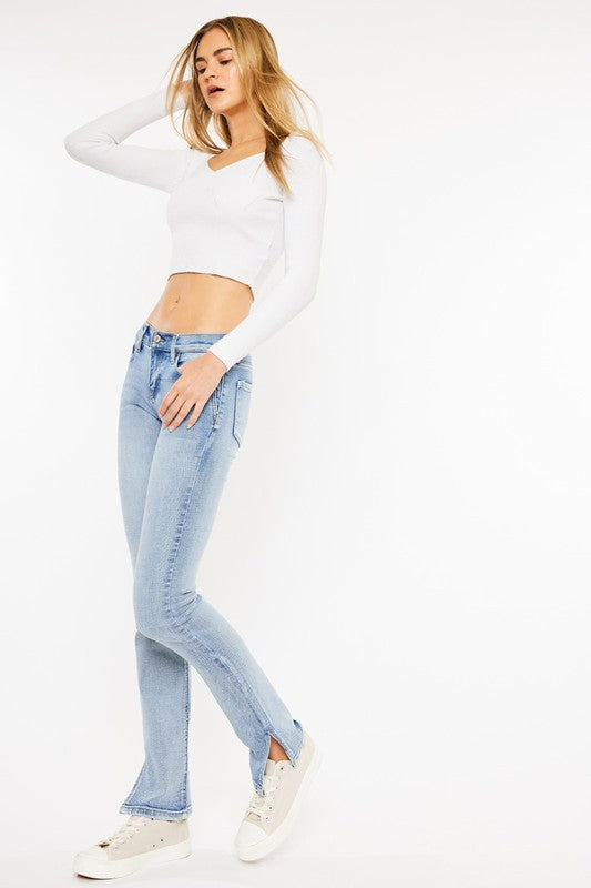 Mid Rise Y2K Bootcut Jeans KanCan