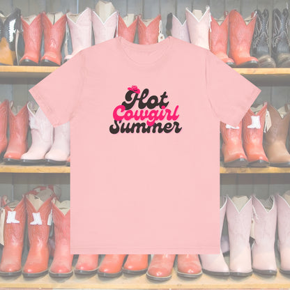 Hot Cowgirl Summer T-Shirt, Rodeo Shirt, Hot Girl Summer, Bachelorette Shirt, Gift for Her, Graphic Tee