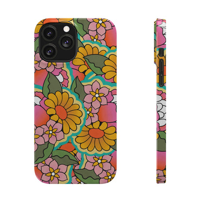 Vintage Petals iPhone Case, iPhone 13-15