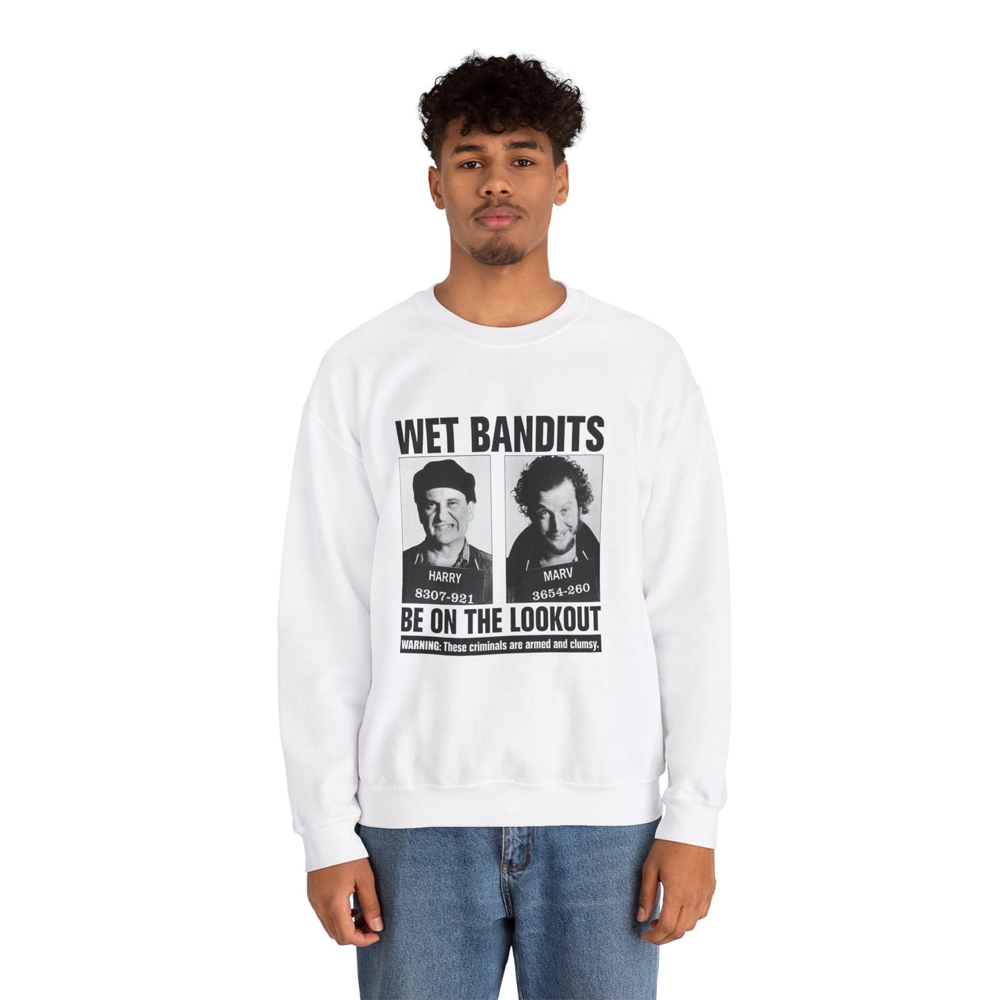 Wet Bandits Holiday Heist: Home Alone Christmas Sweatshirt