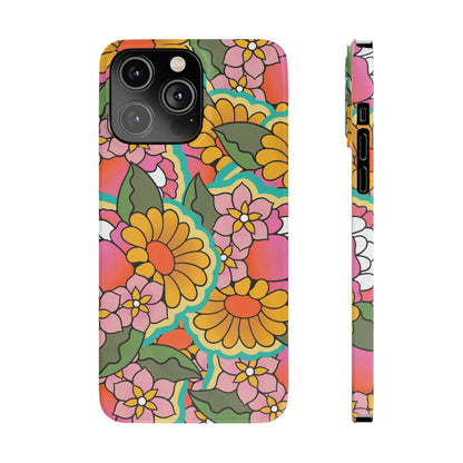 Vintage Petals iPhone Case, iPhone 13-15