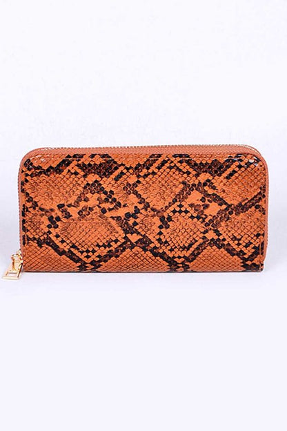 Python Printed Fashion Wallet