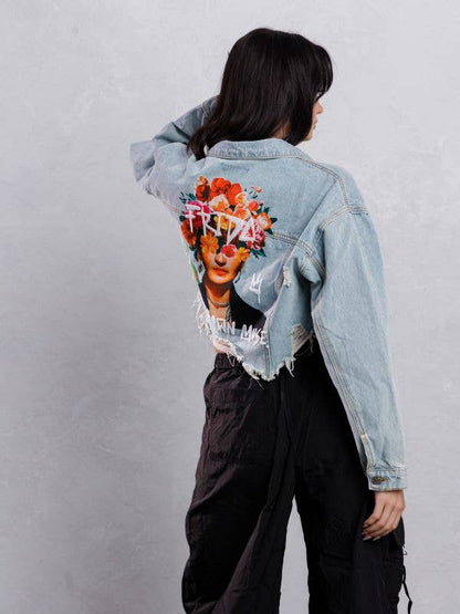 Frida Muse Crop Denim Jacket