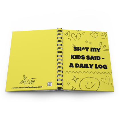 Sh*t My Kids Said – Lemon Drop Daily Log Journal