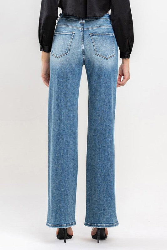 High Rise Wide Leg Jeans VERVET by Flying Monkey